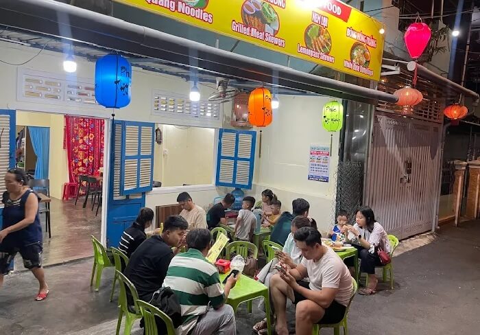 quán bún thịt nướng Hội An
