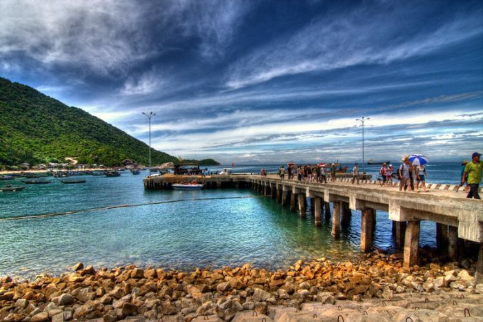 Đường đi Sân bay trực thăng Cù Lao Chàm