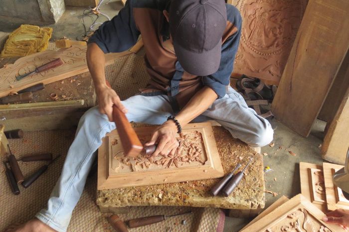 Làng nghề ở Xưởng mỹ nghệ Hội An