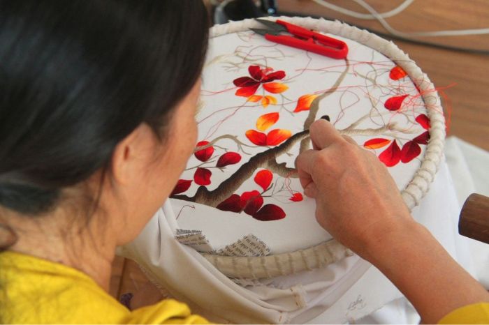 Làng nghề ở Xưởng mỹ nghệ Hội An