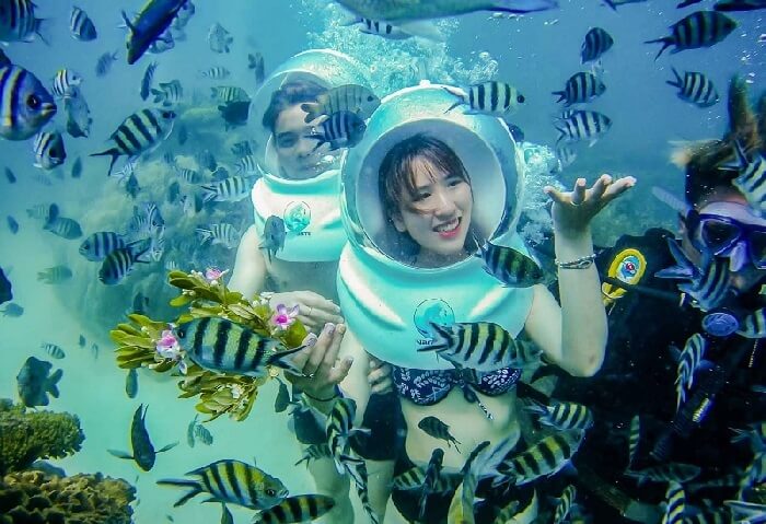 Đi bộ dưới biển Cù Lao Chàm