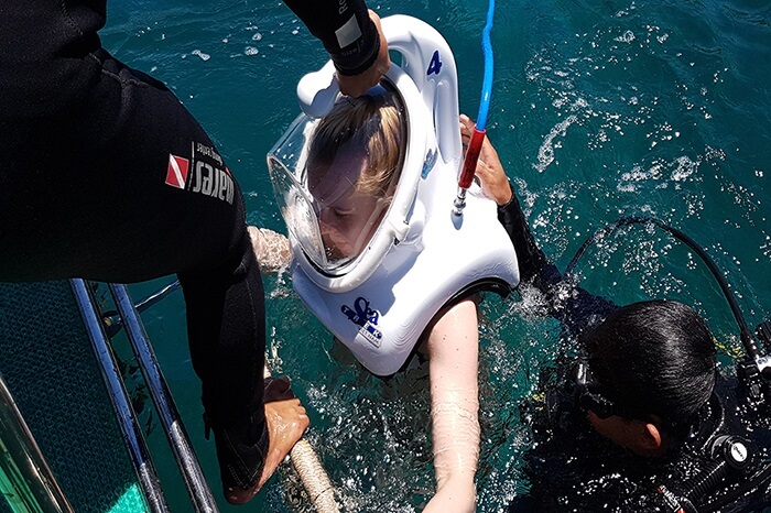 Đi bộ dưới biển Cù Lao Chàm