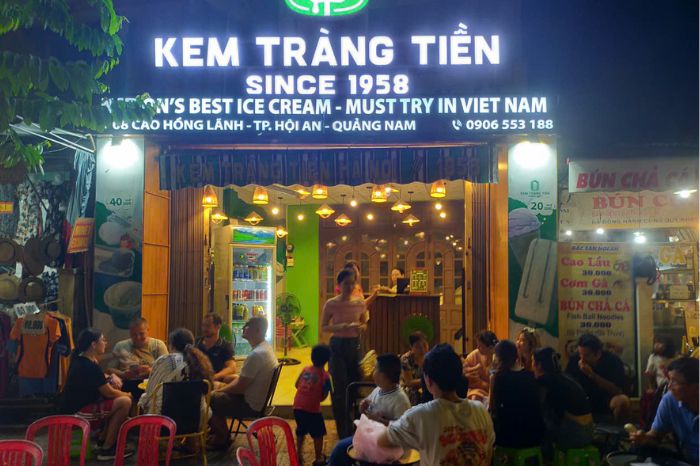 Quán kem Hội An ngon