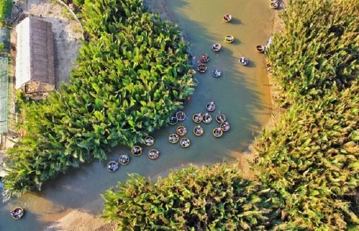 Vị trí rừng dừa Bảy Mẫu